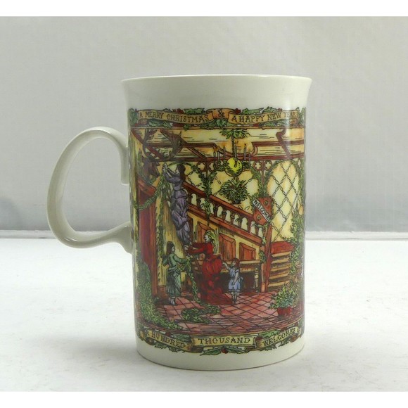 Christmas Party Christmas Cheer Mug - Dunoon Stoneware Scotland Coffee Cup - Picture 1 of 6